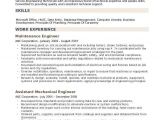 Maintenance Engineer Resume Maintenance Engineer Resume Samples Qwikresume