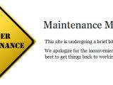 Maintenance Mode HTML Template Custom Maintenance Page Template for WordPress Sumtips