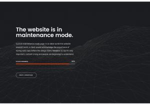 Maintenance Mode HTML Template How to Build An Under Construction Page Undsgn