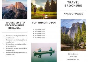 Make A Travel Brochure Template Free Travel Brochure Templates Examples 8 Free Templates