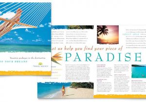 Make A Travel Brochure Template Travel Agency Brochure Template Design