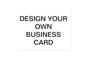 Make My Own Business Card Template Design Your Own Custom Business Card Zazzle