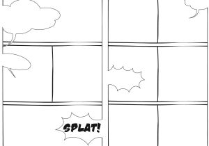Make Your Own Comic Strip Template Best Photos Of Comic Book Template Blank Comic Book