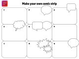 Make Your Own Comic Strip Template Words for Life Make Your Own Comic Strip