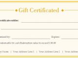 Make Your Own Gift Certificate Template Free Make Your Own Gift Certificate Template Free
