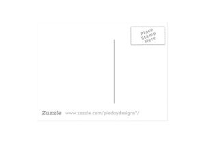 Make Your Own Postcard Template Customisable Template Make Your Own Postcard Zazzle