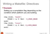 Makefile Template Introduction to Makefile