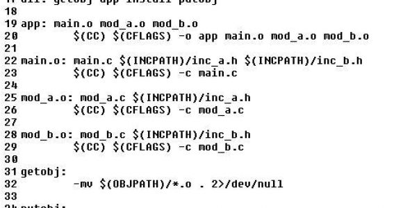 Makefile Template Makefiles In Linux An Overview Codeproject