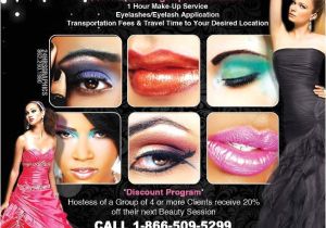 Makeup Flyer Templates Free Make Up Artist Promotional Flyer Design Graphic Design