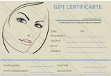 Makeup Gift Certificate Template Gift Voucher Templates Gift Certificate Templates