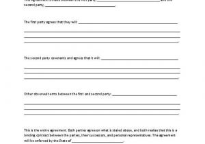 Making A Contract Template General Contract Agreement Template Business Contract