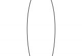 Making A Surfboard Template Surfboard Pattern Use the Printable Outline for Crafts