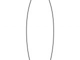Making A Surfboard Template Surfboard Pattern Use the Printable Outline for Crafts