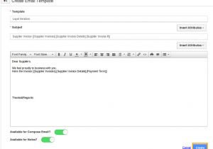 Making Email Templates How Do I Setup Custom Email Templates for My Supplier