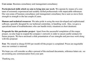 Management Consulting Proposal Template Consulting Proposal Template