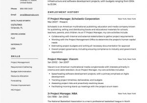 Manager Resume format Word Project Manager Resume Full Guide 12 Examples Word