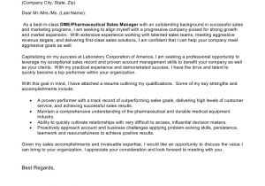 Managment Cover Letter Dme Pharmaceutical Sales Manager Cover Letter