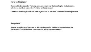 Mandatory Training Email Template Corporate Training and Development Catalog