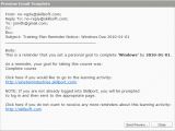 Mandatory Training Email Template Preview A Template