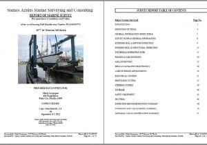 Marine Survey Template Marine Surveying and Inspections for Remote Yacht and Boat