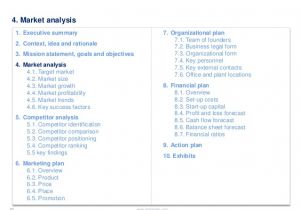 Market Analysis Template for Business Plan Business Plan Template Created by former Deloitte