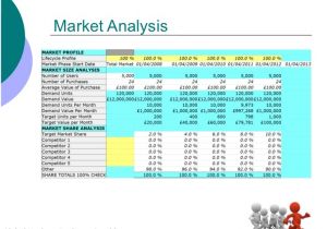 Market Analysis Template for Business Plan Global Markets Business Plan Template