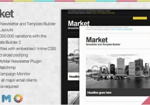 Market Responsive Newsletter with Template Builder 15 Trendy Email Newsletter Templates to Send New Year