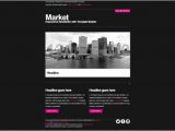 Market Responsive Newsletter with Template Builder HTML Email Newsletter Templates for Email Marketing