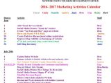 Marketing Activity Calendar Template Activity Calendar Templates 9 Free Pdf format Download