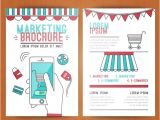 Marketing Booklet Template Marketing Brochure Cover Template Vector Free Vector In