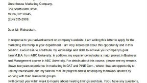 Marketing Internships Cover Letter Cover Letters for Internship 7 Free Word Pdf Documents