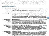 Marketing Manager Resume Sample 10 Real Marketing Resume Examples that Got People Hired at