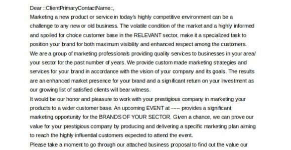 Marketing Services Proposal Template 32 Business Proposal Templates Doc Pdf Free