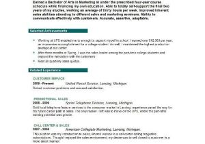 Marketing Student Resume Objective Best solutions Sample Resume Objectives for College