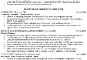 Marketing Student Resume Objective Examples Of Marketing Resumes Objective if You Want to