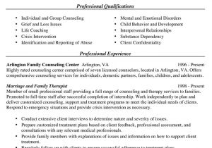 Marriage and Family therapist Resume Sample Work Context 21 1013 00