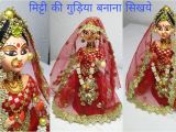 Marriage Card Ka Kya Banaye Handmade Bride Doll Clay Art Eco Frndly Doll A A A A A A A A A A A A A A A Barbie Lehenga Making