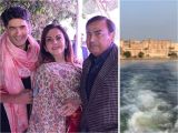 Marriage Card Of Mukesh Ambani son isha Ambani Udaipur Gets Busy as Ambanis Land for isha S