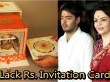 Marriage Card Of Mukesh Ambani son isha Ambani Wedding Card Price Wedding Gallery
