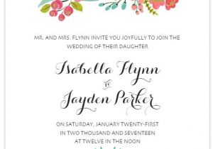 Marriage Invitation Email Template Free 529 Free Wedding Invitation Templates You Can Customize