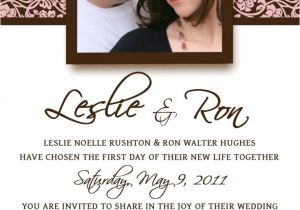 Marriage Invitation Email Template Free Homemade Wedding Invitation Template Invitation