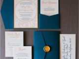 Marriage Of Convenience for Green Card sophisticated Blue and Gold Chicago Wedding From Kristin La