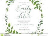 Marriage Only for Green Card Wedding Floral Invitation Invite Save the Date Card Vector