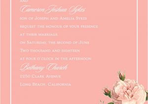 Marriage Quotations for Wedding Card Deceased Parent Wedding Invitation Wording Invitations by Dawn