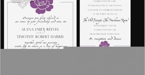Marriage Reception Invitation Card In English 77 Elegant Wedding Invitation with Different Reception
