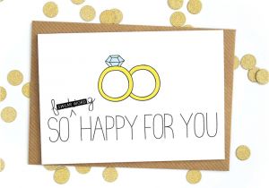 Marriage Wishes Card for Friend Funny Wedding Card Congratulations Love Card Wedding Gift