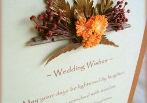 Marriage Wishes Card with Name Papercraft Dried Florals Gift Card May Your Days Be
