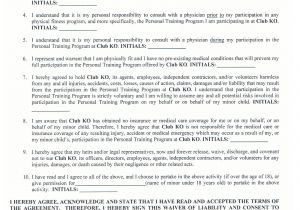 Martial Arts Contract Template Sign In Waiver form