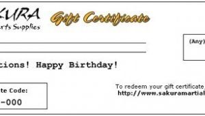 Martial Arts Gift Certificate Template Martial Arts Gift Certificates Templates Templates