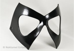 Marvel Black Cat Mask Template Ms Marvel Black Leather Mask Diamond Shaped Superhero Cosplay